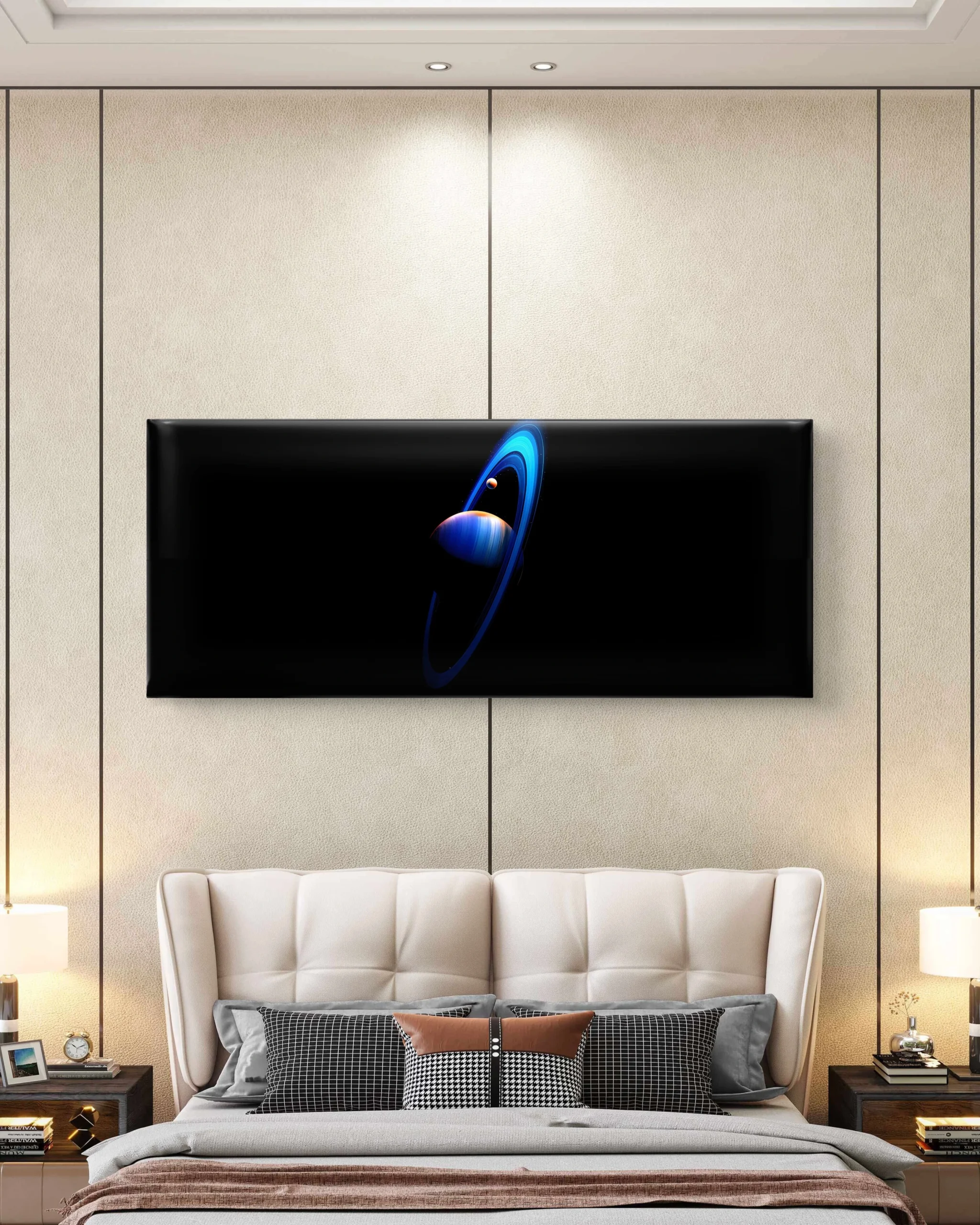 Saturn Ring Silhouette